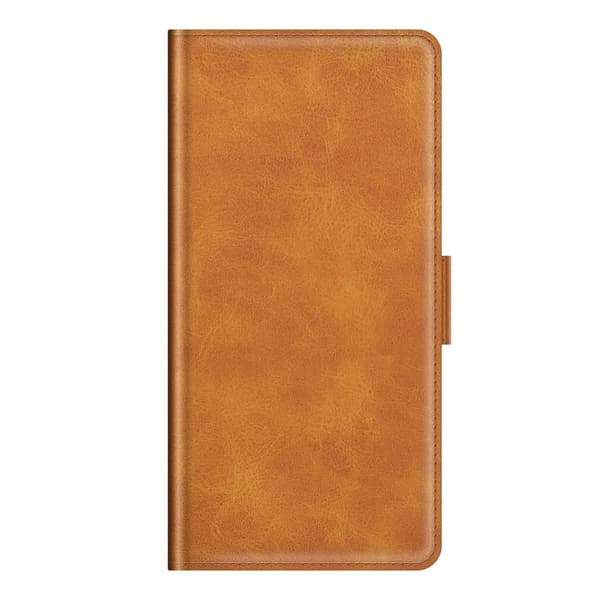 SKALO iPhone 13 Pro Max Premium Wallet Flip Cover - Lys brun