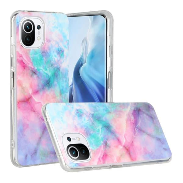 SKALO Xiaomi Mi 11 Lite Marmori TPU kuori - #7