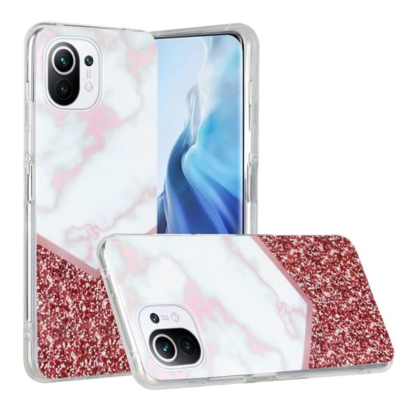 SKALO Xiaomi Mi 11 Lite Marmori TPU kuori - #9