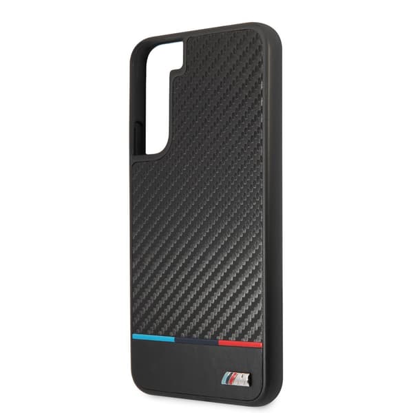 BMW Samsung Galaxy S22 Plus Skal Tricolor Stripe Carbon Svart
