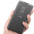 Pikkukuva 3 / 5: SKALO Xiaomi Mi 11 Lite Clear View Mirror Lompakko - Violetti