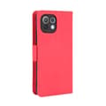 Pikkukuva 4 / 8: SKALO Xiaomi Mi 11 Lite 6-lokeroa Lompakkokotelo - Punainen