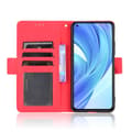 Pikkukuva 2 / 8: SKALO Xiaomi Mi 11 Lite 6-lokeroa Lompakkokotelo - Punainen