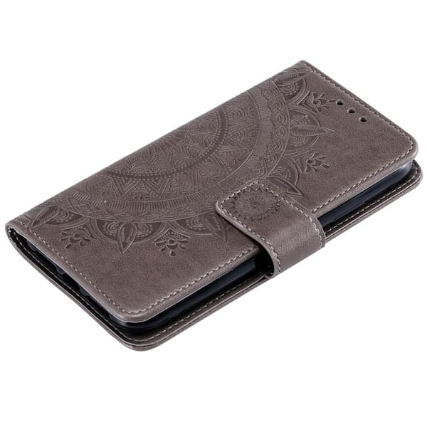 SKALO Xiaomi Mi 11 Lite Mandala Plånboksfodral - Grå