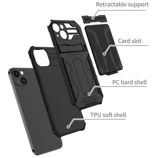 Iphone 13  Cover / etui med 2  kreditkortholdere
