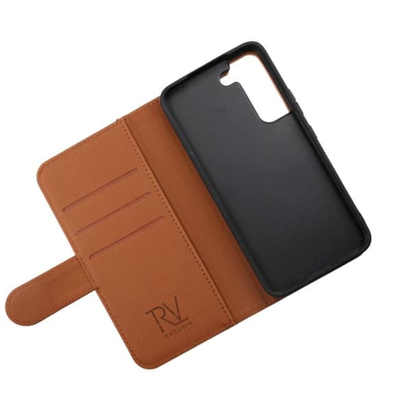 Samsung Galaxy S22 Plus Plånboksfodral Magnet  - Guldbrun