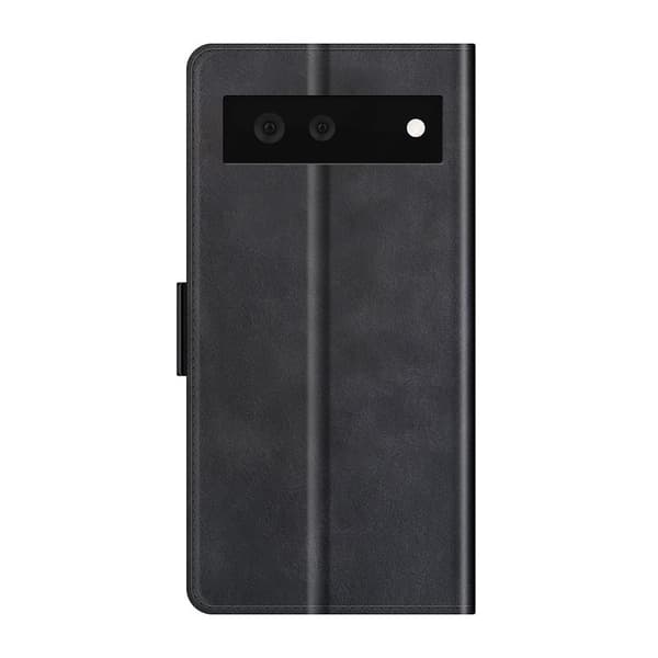 SKALO Google Pixel 6 Premium Wallet Lompakkokotelo - Musta