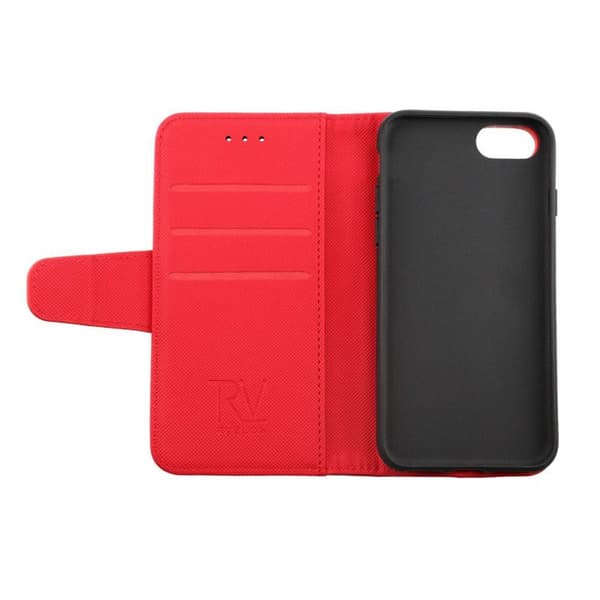 iPhone 7/8/SE 2020 Plånboksfodral med Extra Kortfack Rvelon - Röd