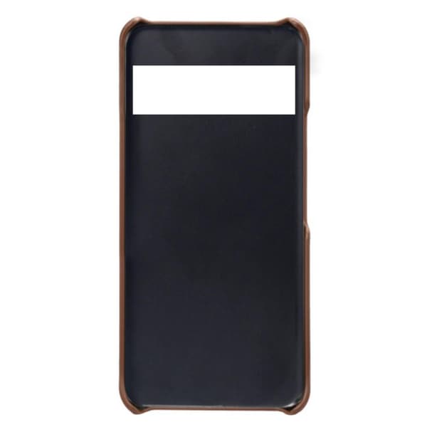SKALO Google Pixel 6 PU-nahkainen Korttikotelo - Tummanruskea