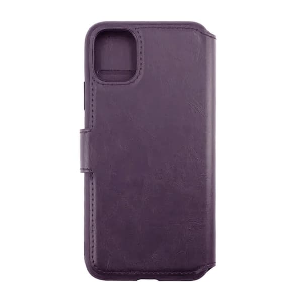 iPhone 11 Plånboksfodral Extra Kortfack Rvelon - Mörklila