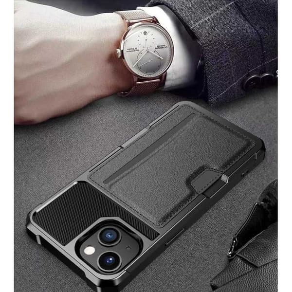 iPhone 13 Support Resistent Shell med kortrum Solid V2
