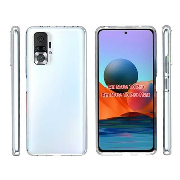 Xiaomi Redmi Note 10 Pro Støtdempende Mykt Deksel Simple