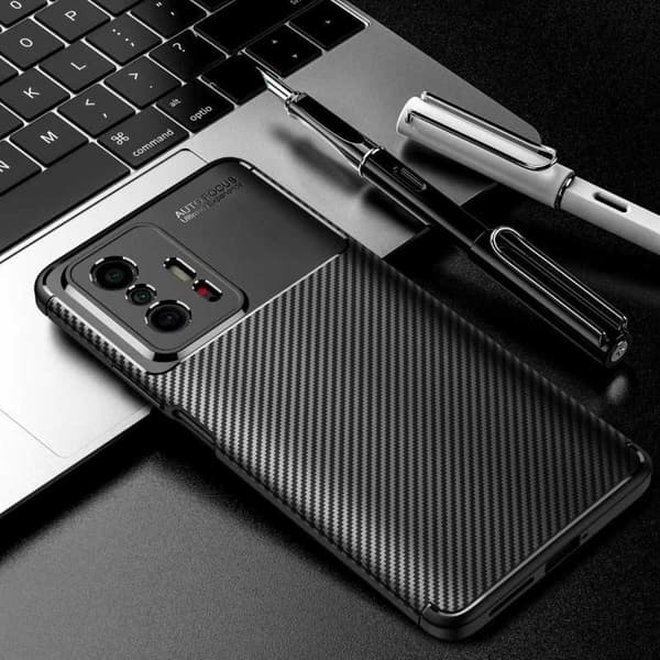 Xiaomi Mi 11T / 11T Pro Shockproof Slim Cover FullCarbon V4