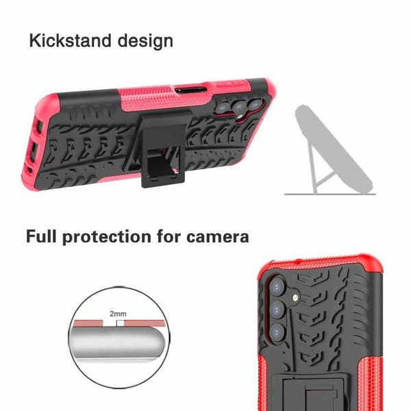 Samsung A13 5G / A04s stødsikkert cover med aktiv støtte