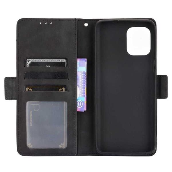 Motorola Moto G100 Plånboksfodral PU-Läder 6-FACK Winston V3