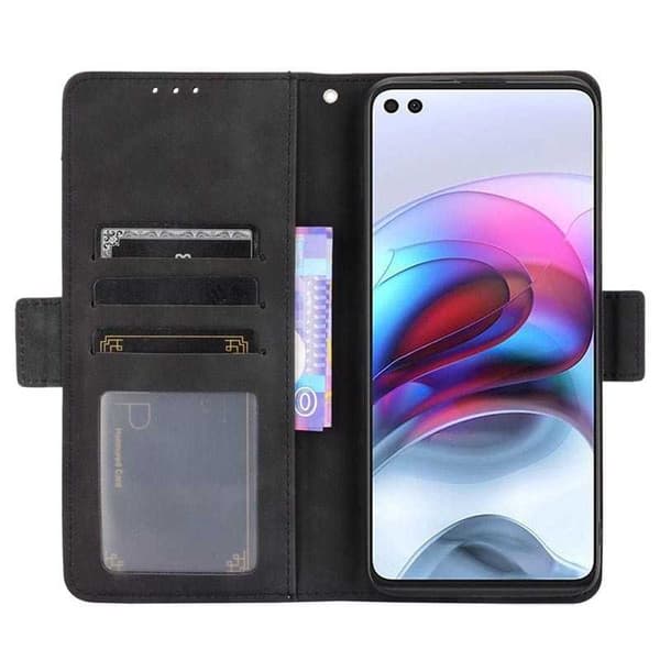 Motorola Moto G100 Plånboksfodral PU-Läder 6-FACK Winston V3