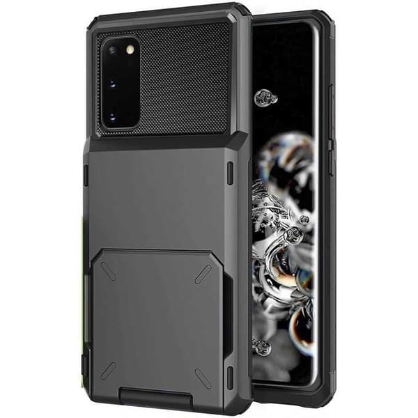 Samsung S20 FE Stöttåligt Skal med Kortfack Void