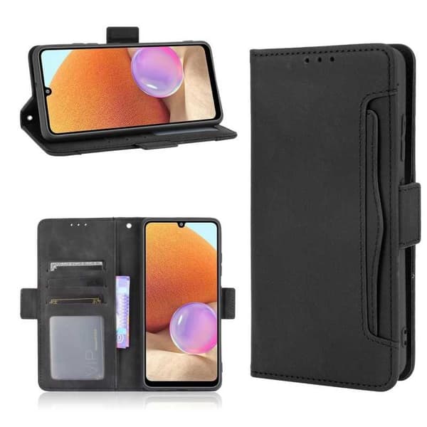 Samsung A32 4G tegnebog etui PU læder 6-SLOT Winston V3