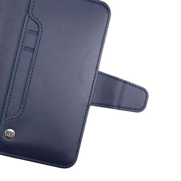 iPhone X/XS Plånboksfodral Extra Kortfack Rvelon - Blå