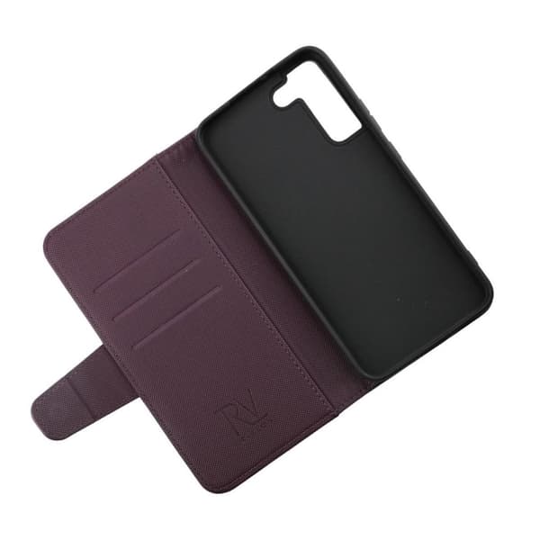 Samsung S22 Plus Plånboksfodral med Extra Kortfack Rvelon - Mörklila