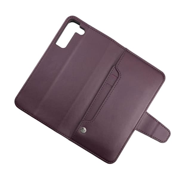 Samsung S22 Plus Plånboksfodral med Extra Kortfack Rvelon - Mörklila