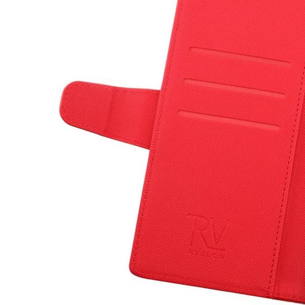 Samsung S22 Ultra Plånboksfodral med Extra Kortfack Rvelon - Röd