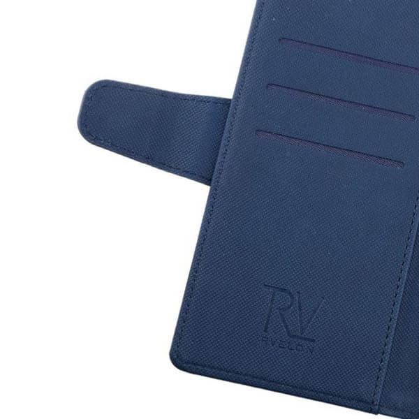 Samsung S22 Ultra Plånboksfodral med Extra Kortfack Rvelon - Blå