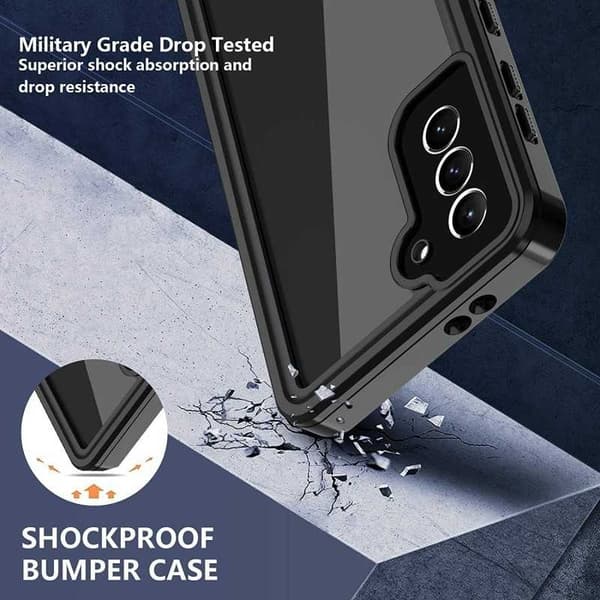 Samsung S21 FE Heltäckande Vattentät Premium Skal - 2m