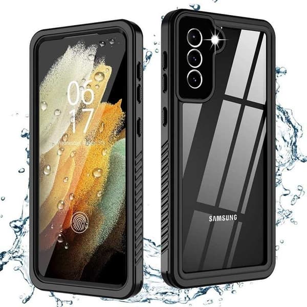Samsung S21 FE Heltäckande Vattentät Premium Skal - 2m