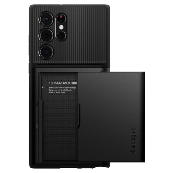 Spigen Samsung Galaxy S22 Ultra Cover Slim Armor CS Sort