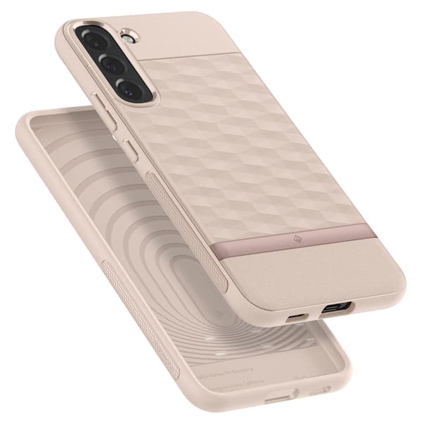 Caseology Samsung Galaxy S22 Plus Kuori Parallax Indi Pink