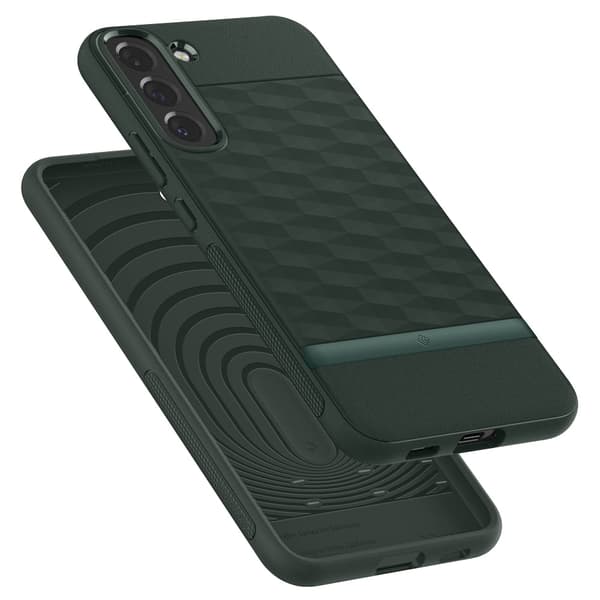Caseology Samsung Galaxy S22 Plus Kuori Parallax Midnight Green