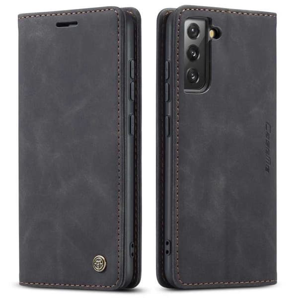 Samsung S21 FE Exklusivt Elegant Flipfodral CaseMe 3-FACK