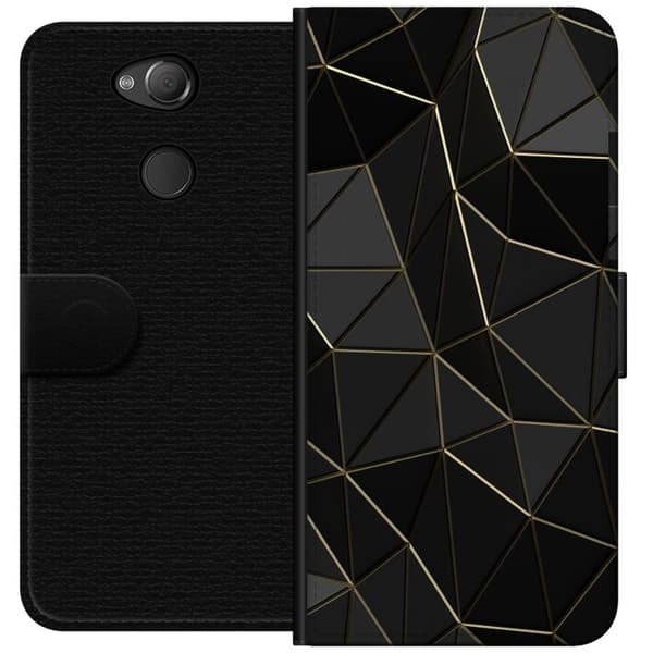 Sony Xperia XA2 Tegnebogsetui Midnat