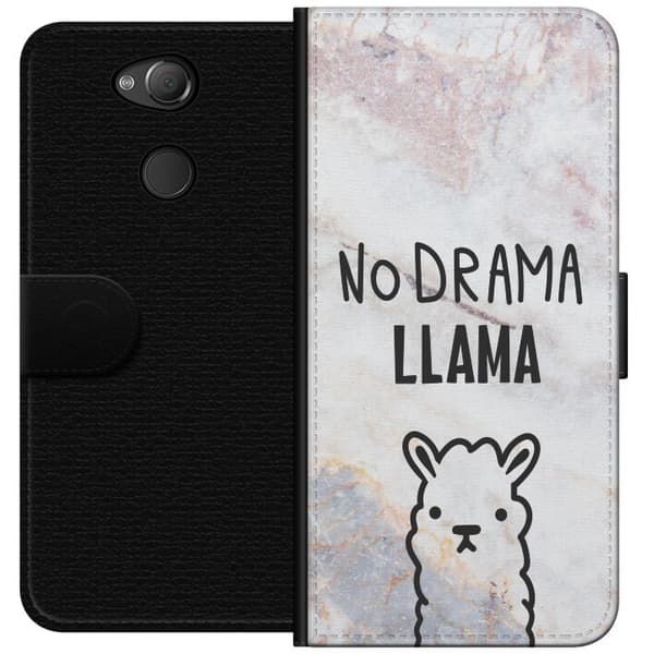 Sony Xperia XA2 Lommeboketui Llama Marble