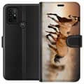 Miniatyrbillede 1 af 3: Motorola Moto G30 Tegnebogsetui Heste