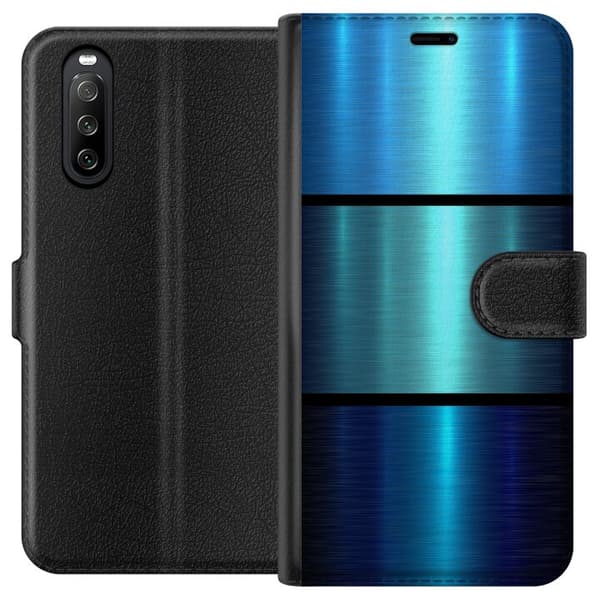 Sony Xperia 10 III Lommeboketui Blå