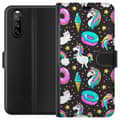 Pikkukuva 1 / 3: Sony Xperia 10 III Lompakkokotelo Unikorni
