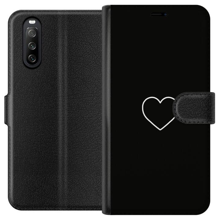 Sony Xperia 10 III Plånboksfodral Hjärta