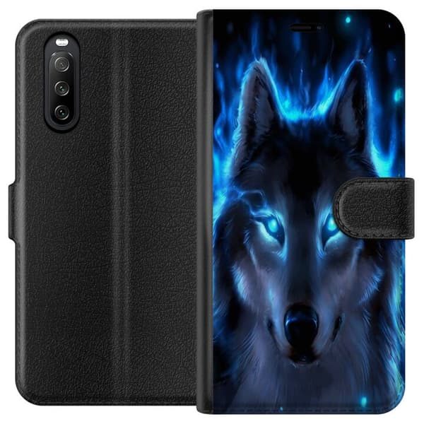 Sony Xperia 10 III Tegnebogsetui Ulv