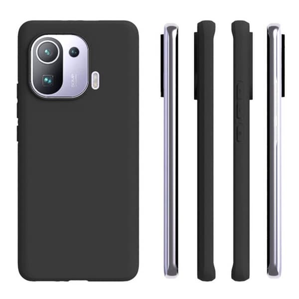 Silikondeksel Xiaomi Mi 11 Pro - Svart