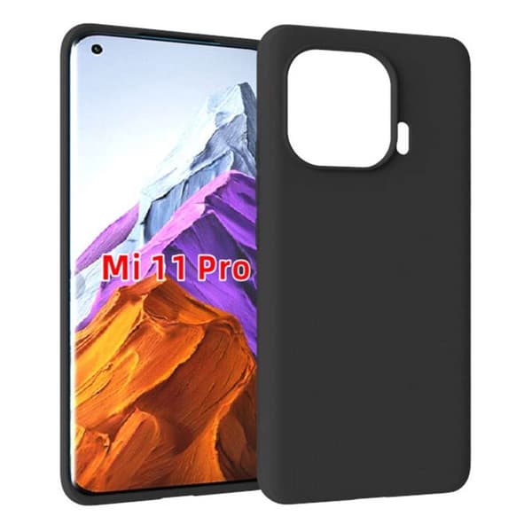 Silikondeksel Xiaomi Mi 11 Pro - Svart