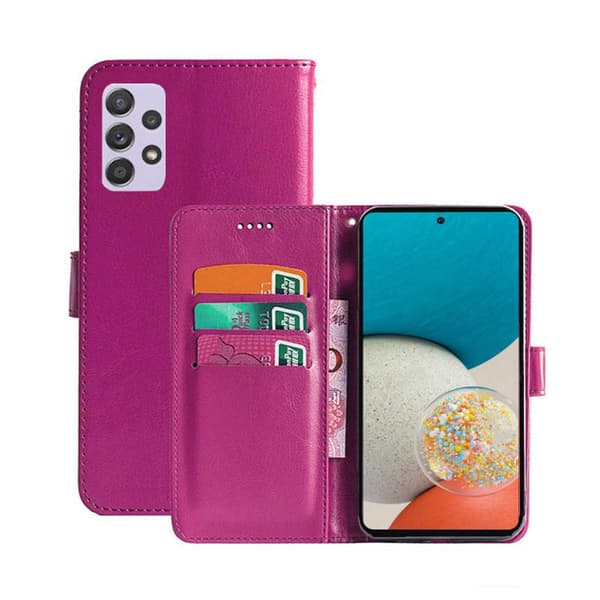 Wallet Cover 3-kort Samsung Galaxy A53 5G : farve - lyserød