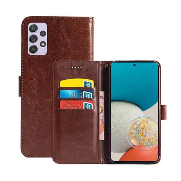 Wallet Cover 3-kort Samsung Galaxy A53 5G : farve - brun