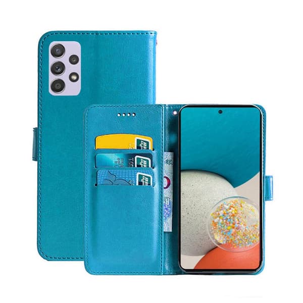 Wallet Cover 3-kort Samsung Galaxy A53 5G : farve - Lyseblå