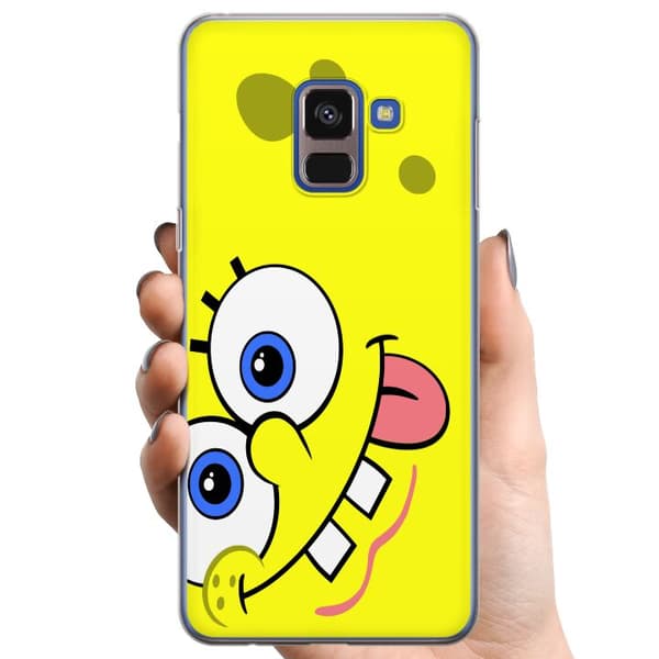 Samsung Galaxy A8 (2018) TPU Mobilcover SpongeBob Fyrkant
