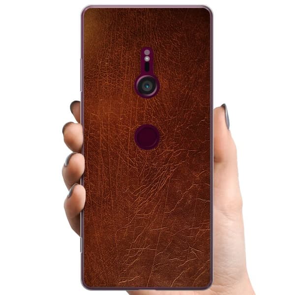 Sony Xperia XZ3 TPU Mobilskal Läder