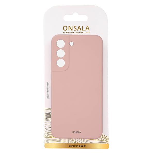 Mobildeksel Silikon Sand Pink - Samsung S22+
