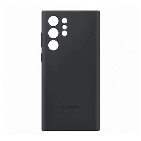 Samsung Original Galaxy S22 Ultra Cover Silicone Cover Sort