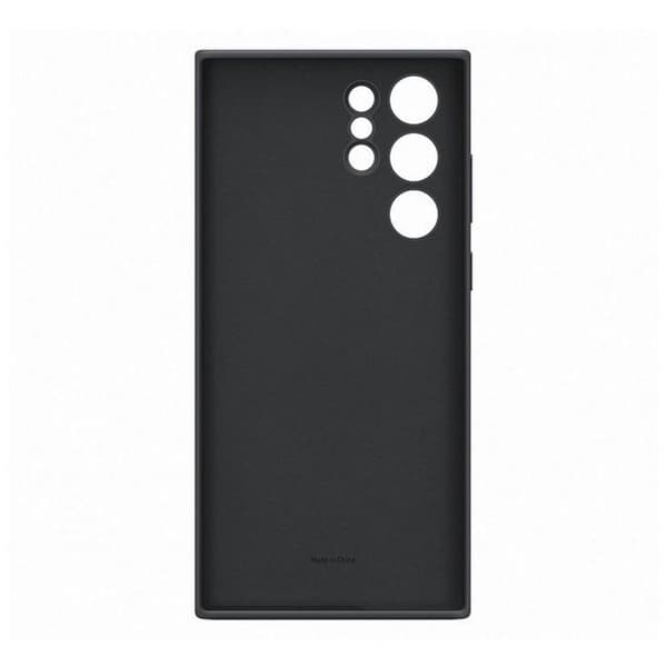Samsung Original Galaxy S22 Ultra Cover Silicone Cover Sort